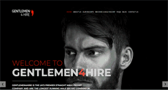 Desktop Screenshot of gentlemen4hire.com