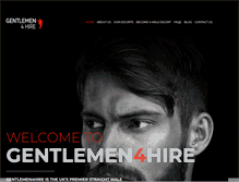 Tablet Screenshot of gentlemen4hire.com